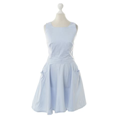 prada light blue dress